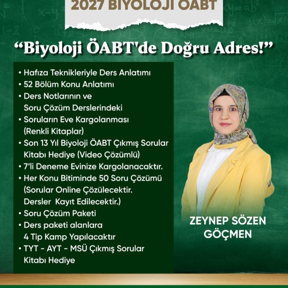 2027 Biyoloji ÖABT KİNGDOM PAKETİ - Görsel 4